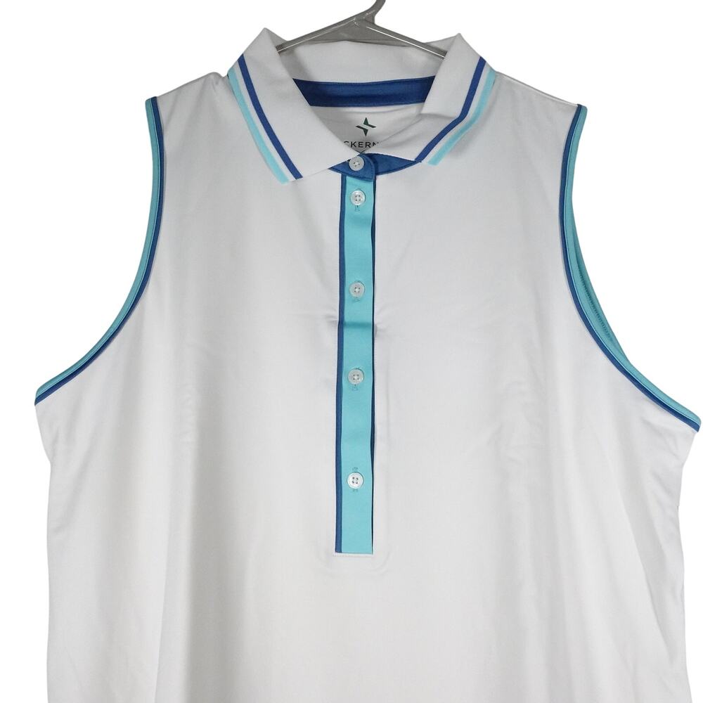 New Tuckernuck Sport Women's White Lisbon Striped Sterling Tennis Dress Size XXL - Picture 6 of 16